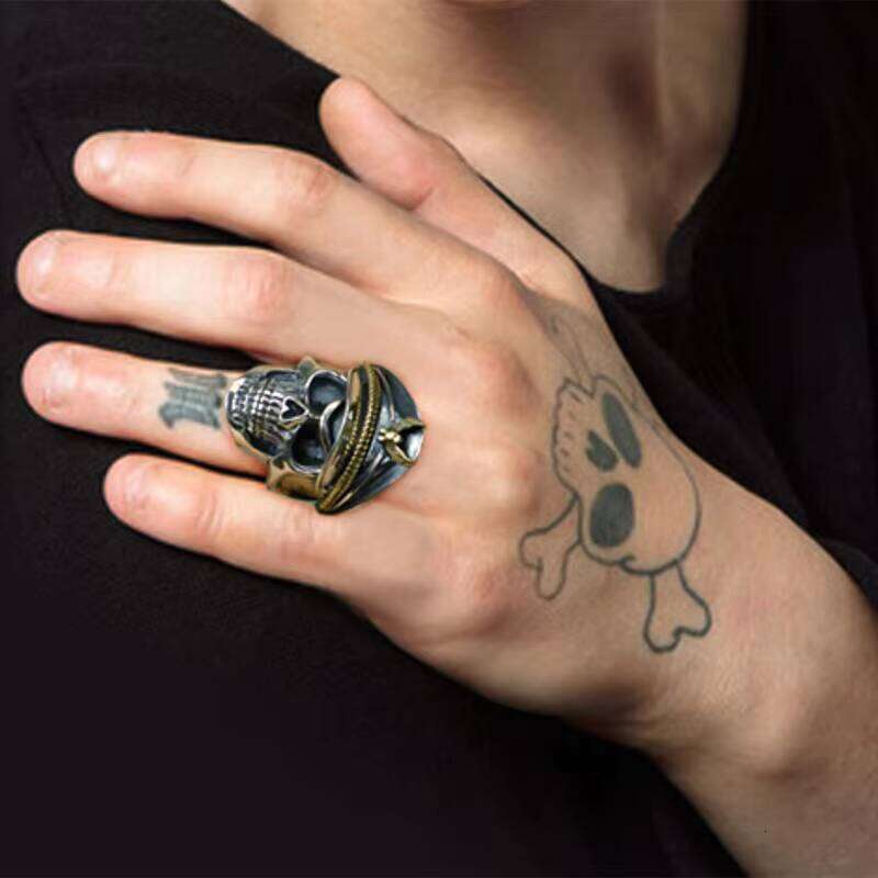 Jewelry Wholesale China Sier Finger Ring Mens Skull Rings