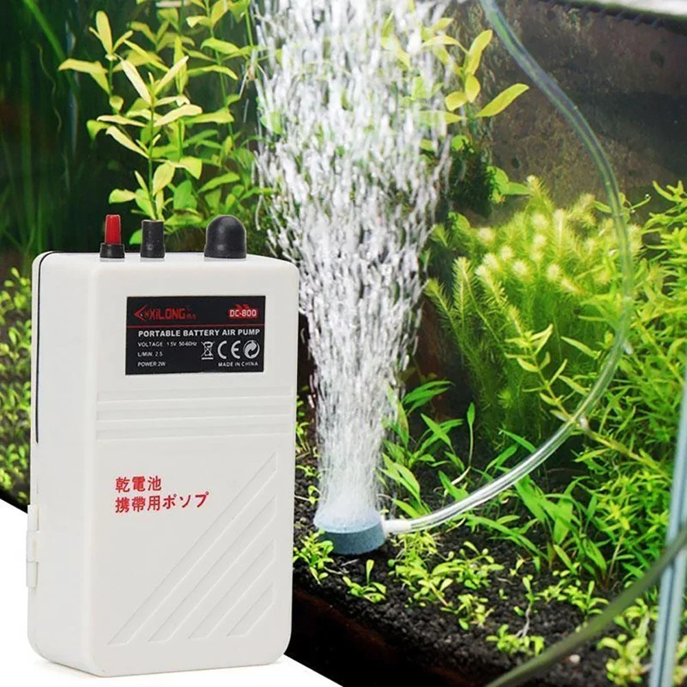 Portable Aquarium Dry Battery Operated Aerator Air Pump for Outdoor Fishing Dropship 250523