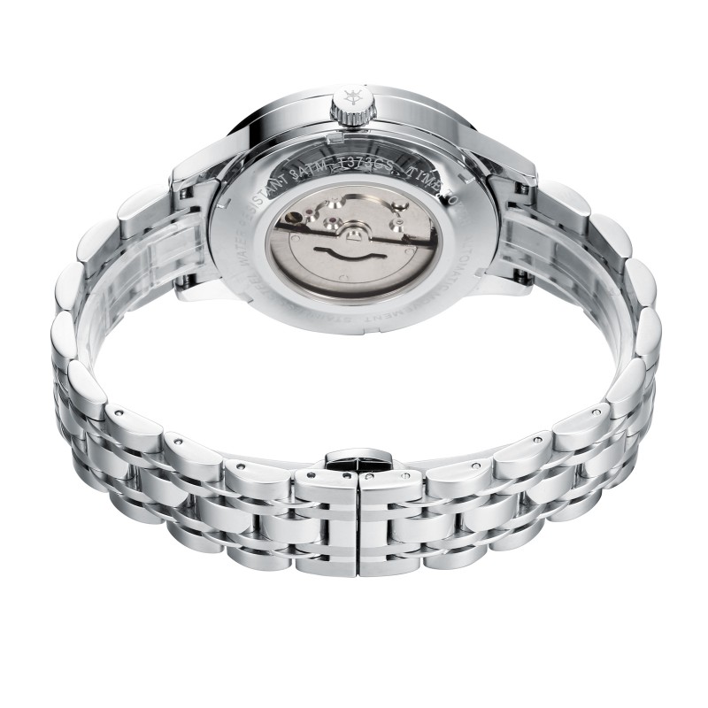 TIMETOKEN Mens Luxury Business Watch Classic Design, Auto-Mechanical Movement & Date Display