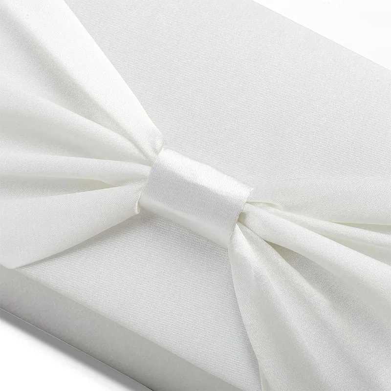 Satin Bowknot Evening Handbag Elegant Women Clutch Bridal Wedding Party Clutches Bag Purses Metal Chain Crossbody Shoulder Bag W250527