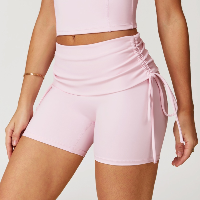 Gym shorts women yoga athletic short drawstring casual pants outdoor running skinny quick dry pilates sports pant size s-xl