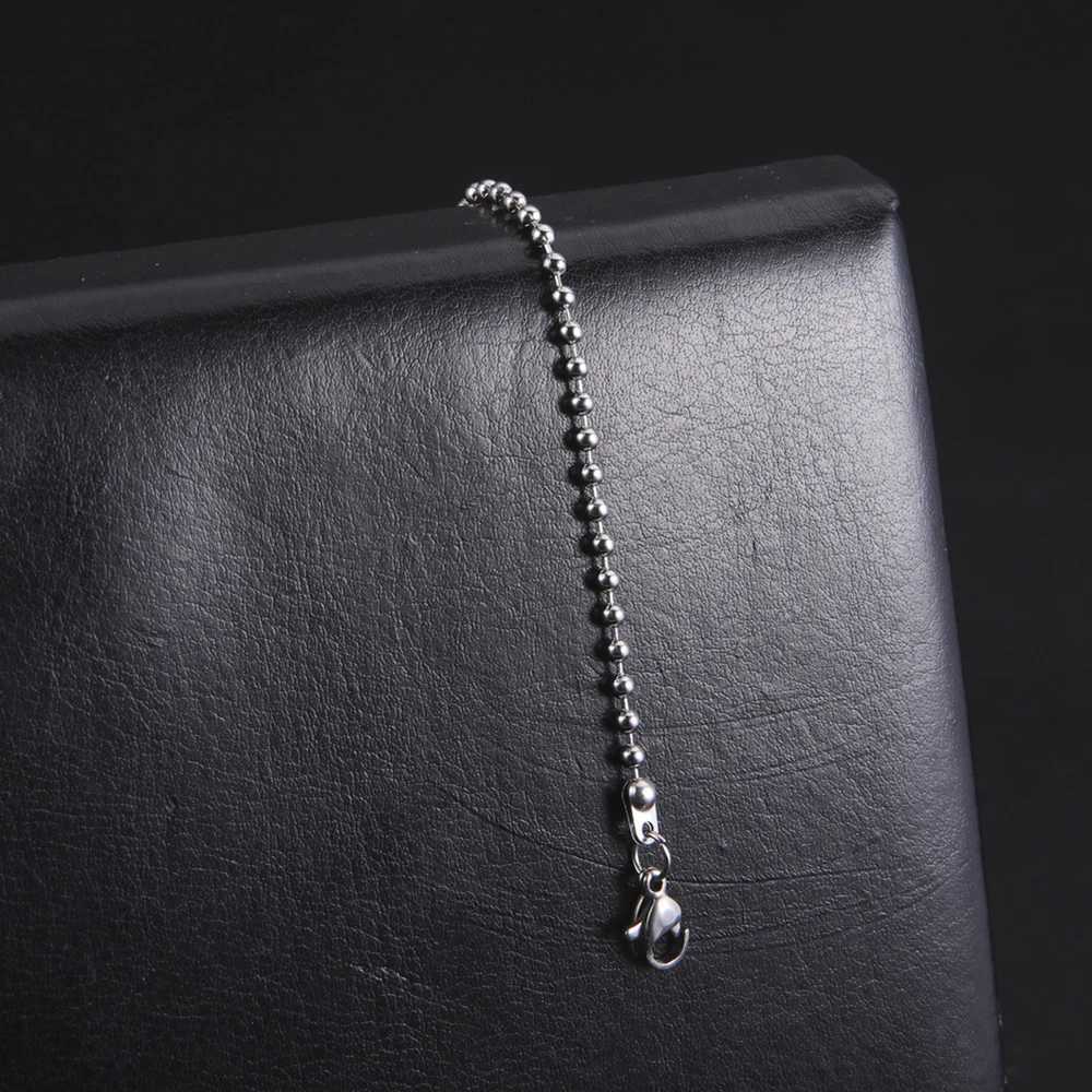 Simple Stainless Steel Bracelet for Men Women Fashion Bead Trend Bracelet Hand Jewelry for Couple Gift W250526