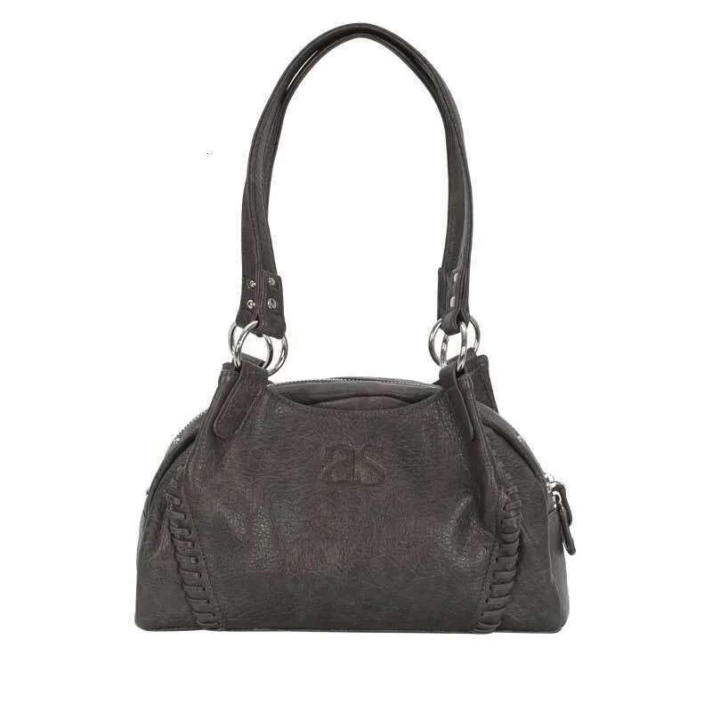 Hot Selling Letter Printing Elegant PU Leather Women's Bag Korean Brand Hobos Handbag Fashion Shoulder Strap Large Capacity Commuting Handba Desi