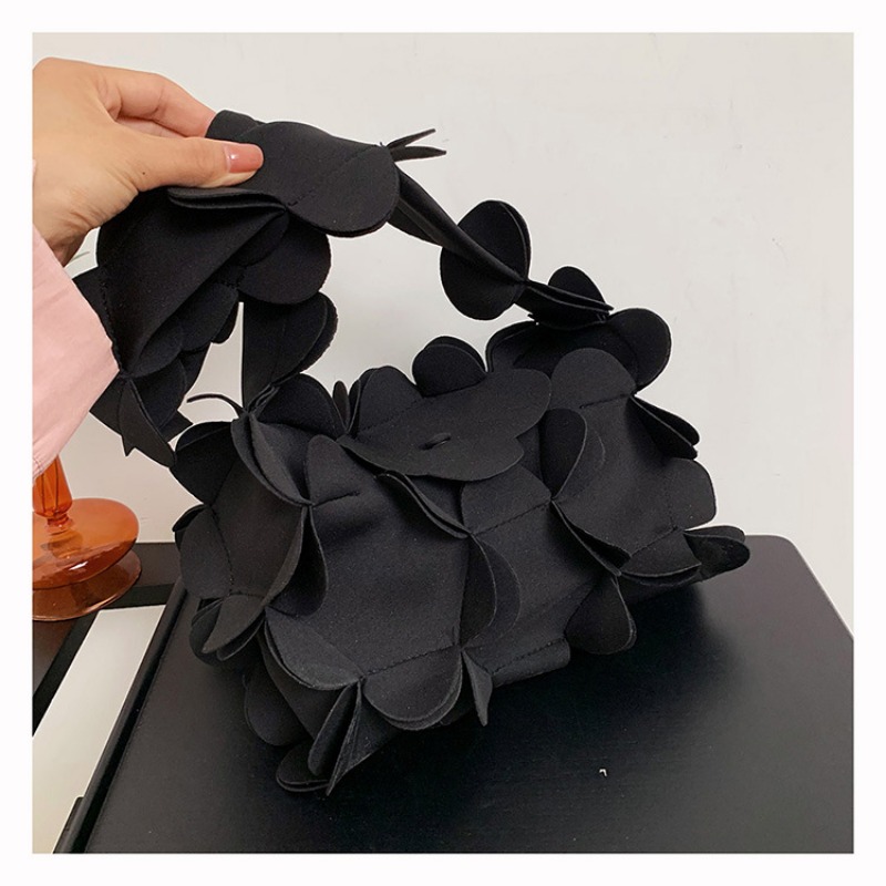 Womens Fashion Shoulder Bag with 3D Flower Design