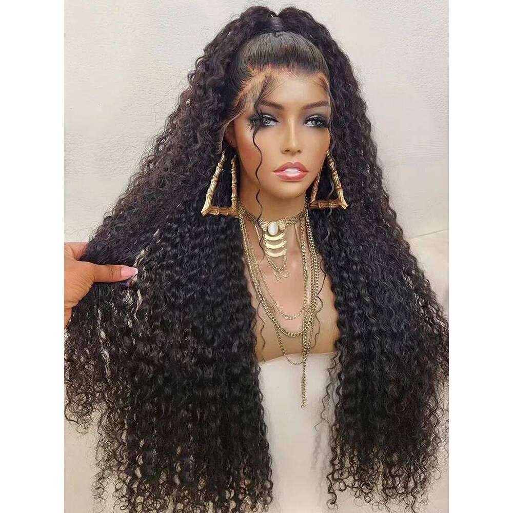 250 Density 30 40 Inch Curly 13x4 13x6 HD Transparent Frontal Loose Deep Wave Human Hair 5x5 Lace Wear Go Glueless Wig