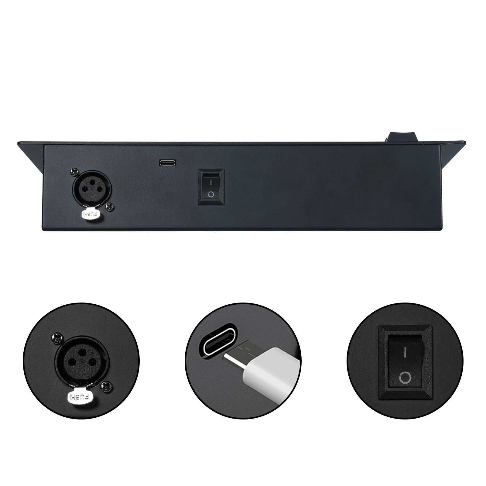 Mini Black Console DMX Control Channel Light Controller for Live Concerts DJ Disco Party Christmas Bar Club Wedding BirthdayXJ250527