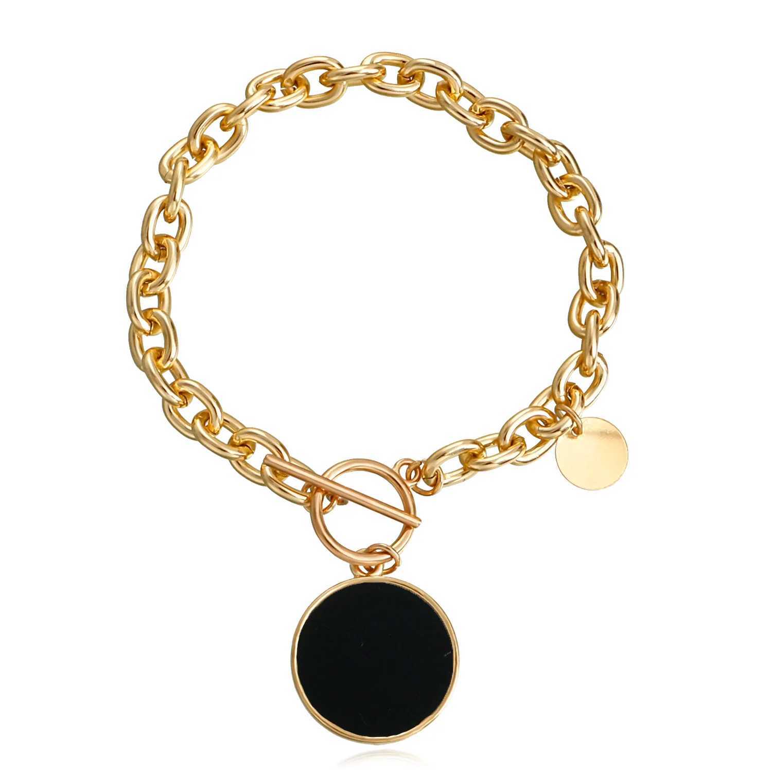 Geometric Bracelet for Women Fashion Link Chains Charms Bracelet Boho Gold Silver Color Bangles for Women Jewelry for Women Gift W250526