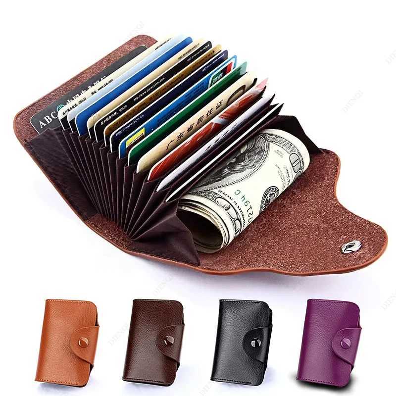 Real Leather Holder Men Wallet Small Pouch Money Bag Big Capacity Cardholder Case Genuine Leather Wallets Pochette Z250527