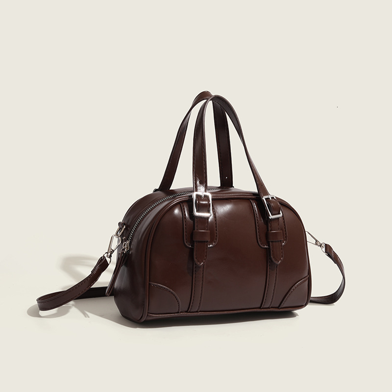 Top brand high-quality new free designer bag 2025 new Korean retro handbag niche multifunctional shoulder width bag new free designer bag