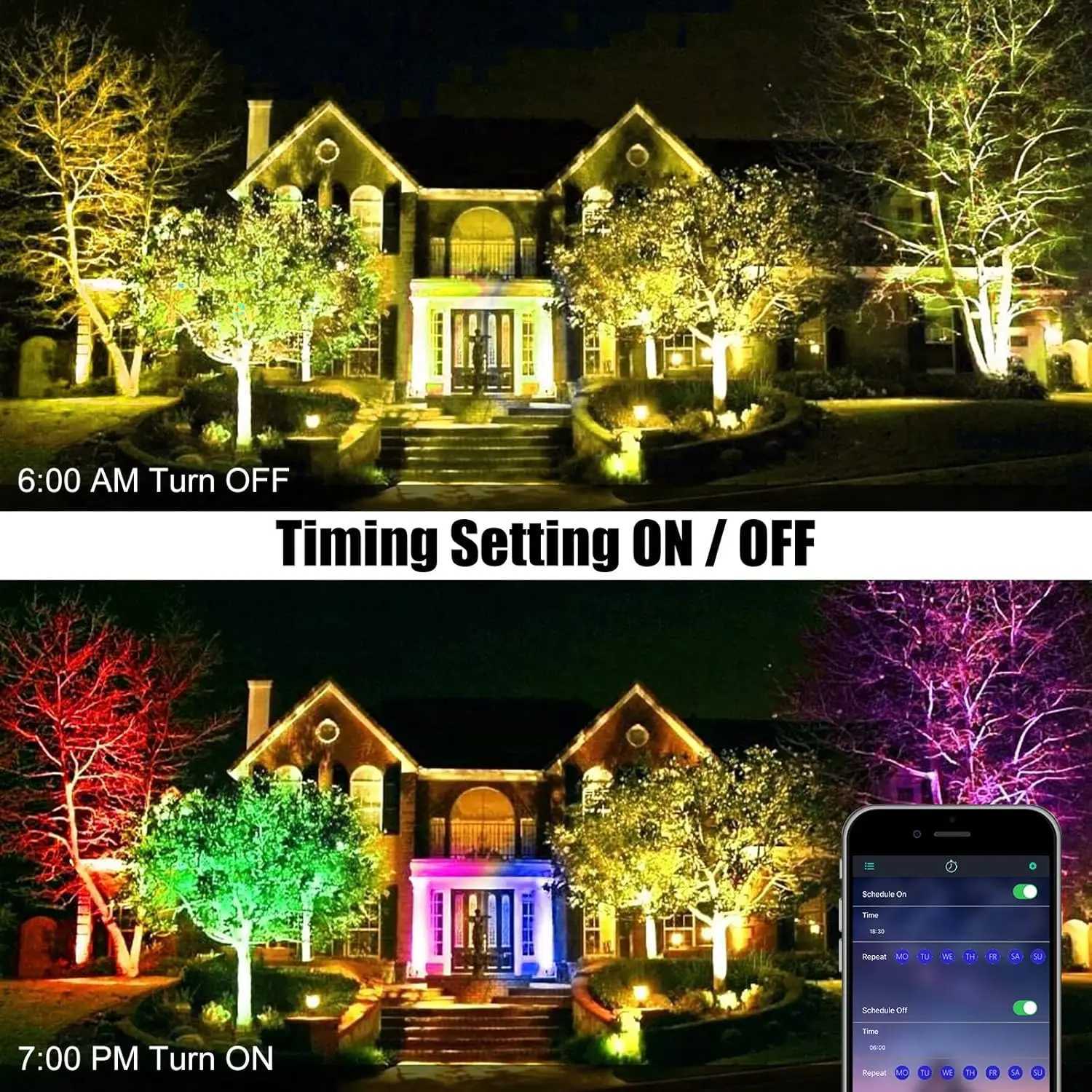 50W 96 LED RGB Light Bars Waterproof IP66 Smart APP/Remote Control Wall Washer Lights LED Light Bars for Room Stage Lighting XJ250527