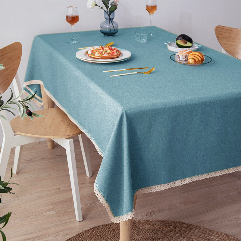 A660 cross-border tablecloth waterproof and oil-proof washable Nordic light luxury high-end desk tablecloth rectangular coffee table