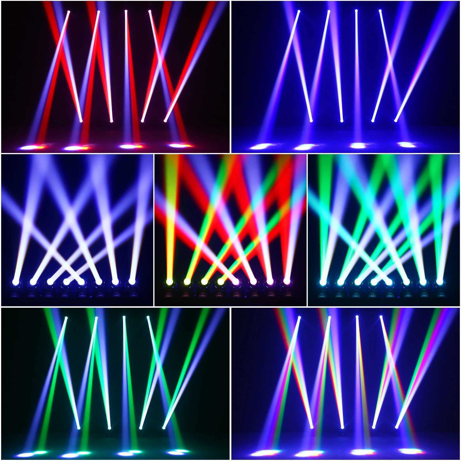 UKing 40W Beam Moving Head Light DMX512 RGBW Stage Light for DJ Concert Party Wedding Nightclub Professional Effect Lighting XJ250527