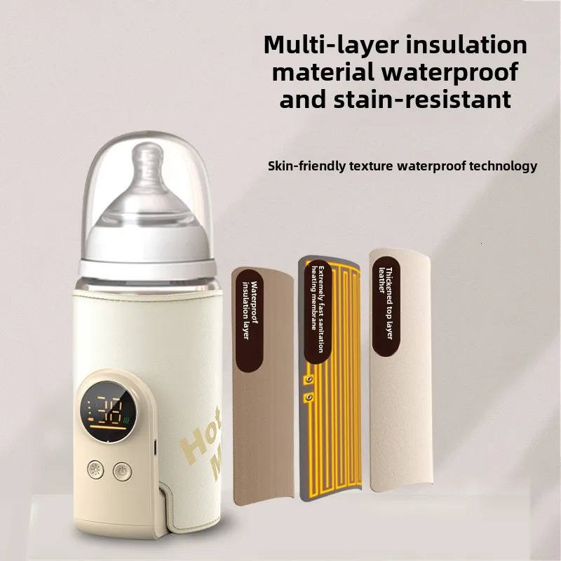 USB Multifunctional Highcapacity Baby Feeding Bottle Smart Temperature Control Warmer Screen born Sleeve 250527