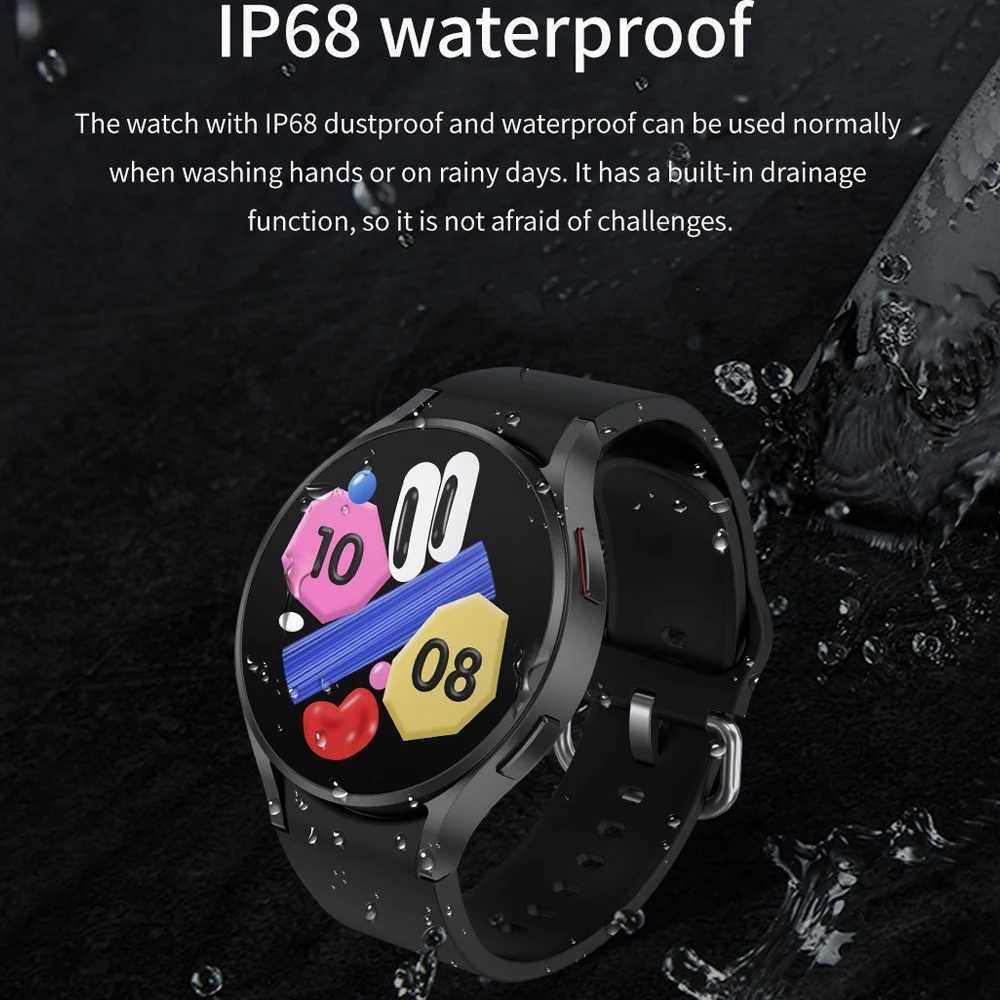 New For Galaxy Watch 6 Classic Smartwatch Men AMOLED HD Sn Voice Assistant ethoth Call NFC Smart Watch for WomenXJ250513