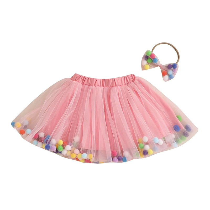 Tutu for Toddler Girls Baby Tulle Rainbow Skirt Kids Little Ballet Dress Birthday Outfits Clothes 250527