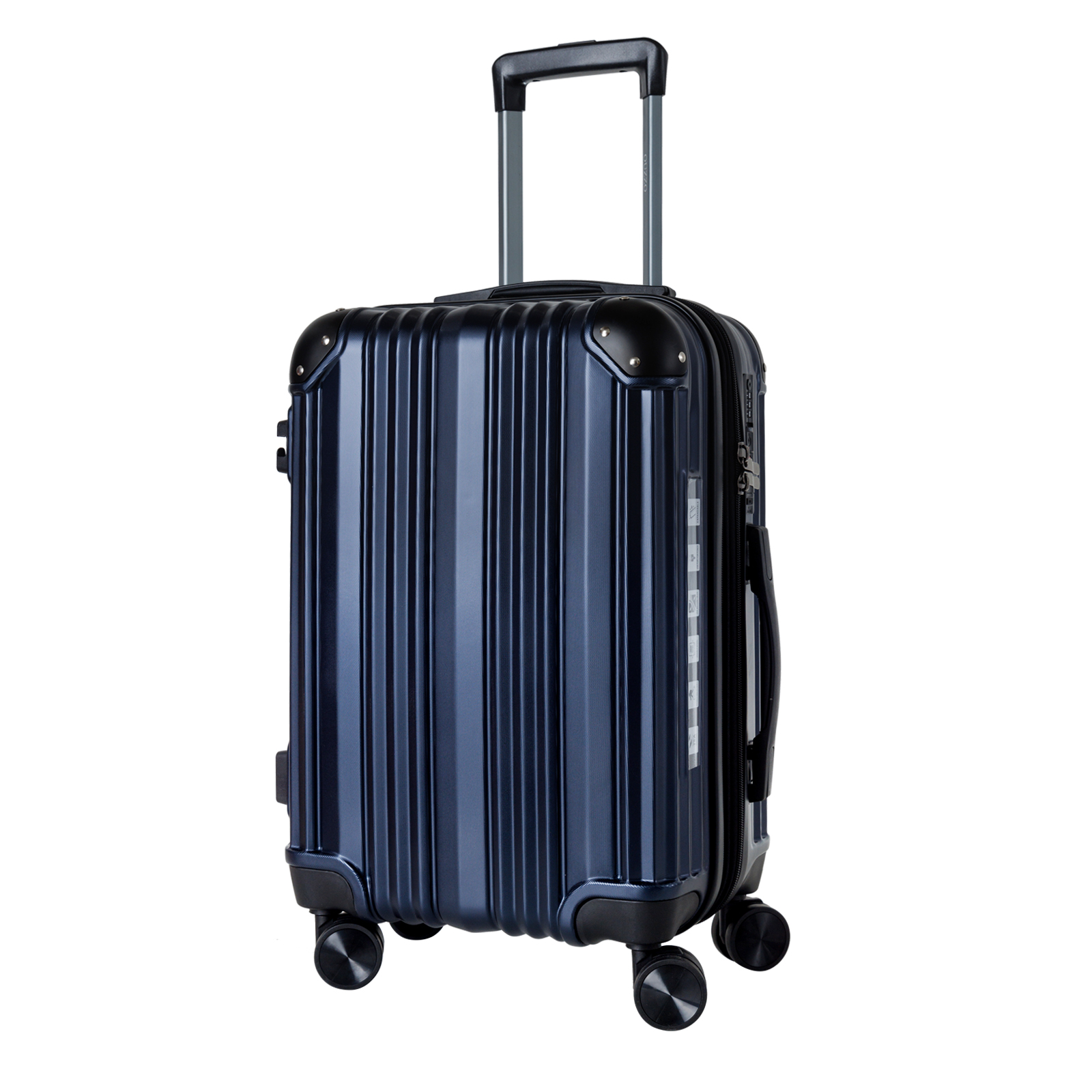 Expandable Carry On Suitcase 20in with TSA Lock - ABS Luggage w/ Corner Protectors for Business Travel & Personal Trips - Lightweight Durable Spinner 