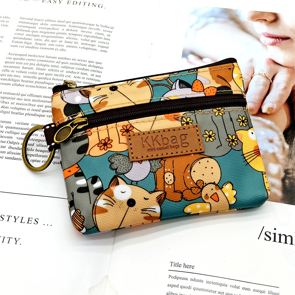Free Shipping Designer Wallet 2023 New Printed Laminated Cartoon Purse Anti-stain Waterproof Lipstick Coin Storage Bag Women's Bag-in-bag