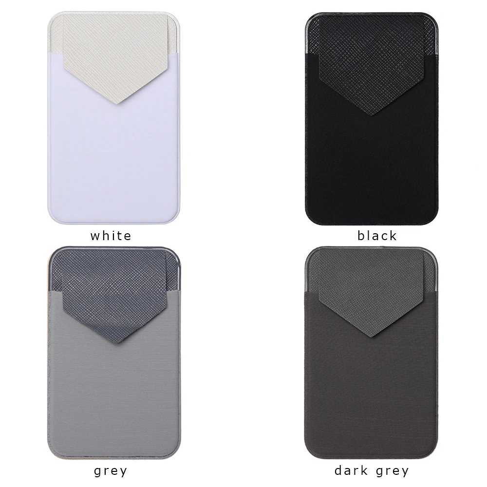 New Cellphone Card Holder Stick-on Wallet Phone Wallet Case Elastic Adhesive Wallet Universal Cellphone Wallet Phone Pocket Z250527
