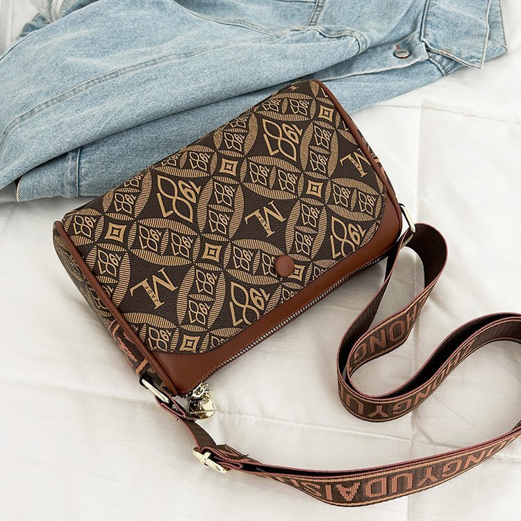 Top quality Brand High Quality Style Spring Summer Floral and Style Trendy Elegant Single Shoulder Crossbody Casual Women's Bag Free Delivery Des
