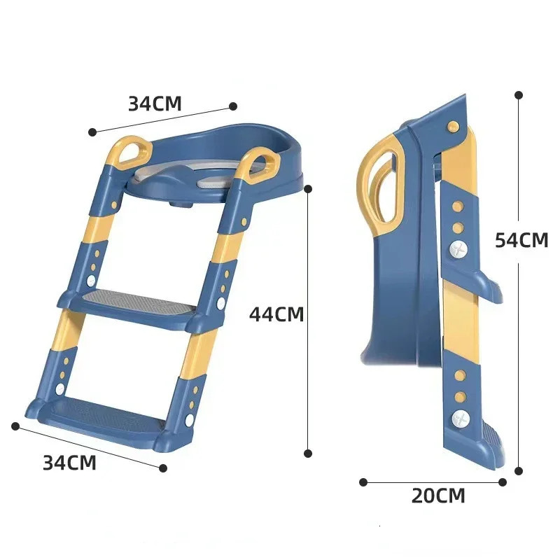 Childrens Toilet Seat Stairway Baby Boys and Girls Folding Stand Step Stool Ring 250527