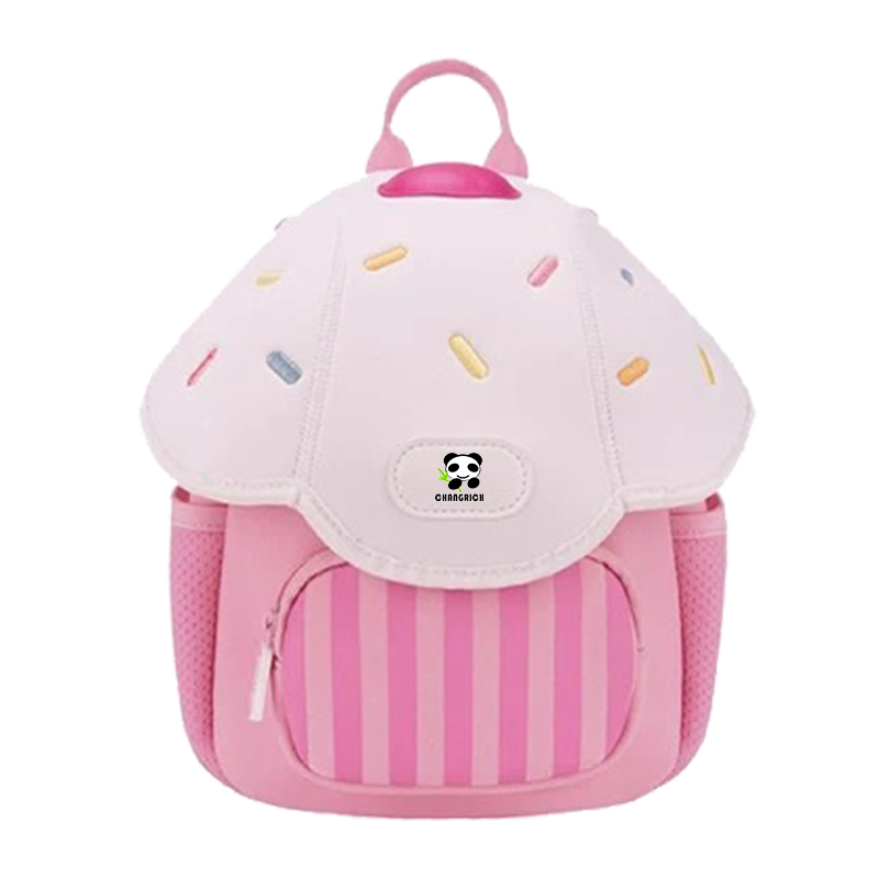 Cute Mushroom Print Childs Daypack Fun & Stylish School Accessory for Youngsters