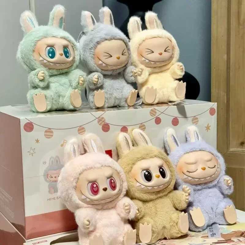The Labubu Exciting Blind Box Plush Toys Anime Plushie Figures Cute Mysterious Box Vinyl Dolls Pendant Ornaments Christmas Gifts M250527