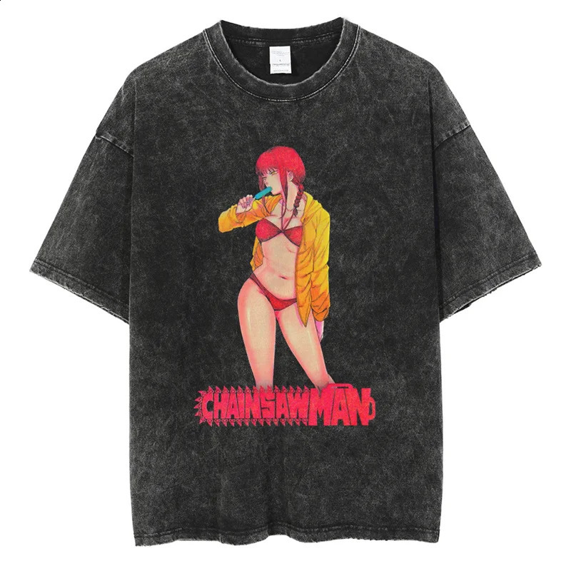 Graphic Vintage Acid Wash Cotton Tees for Men Women Summer Casual Oversized T-Shirt Gym Workout Fitness Short Sleeve Tops Tees 250526