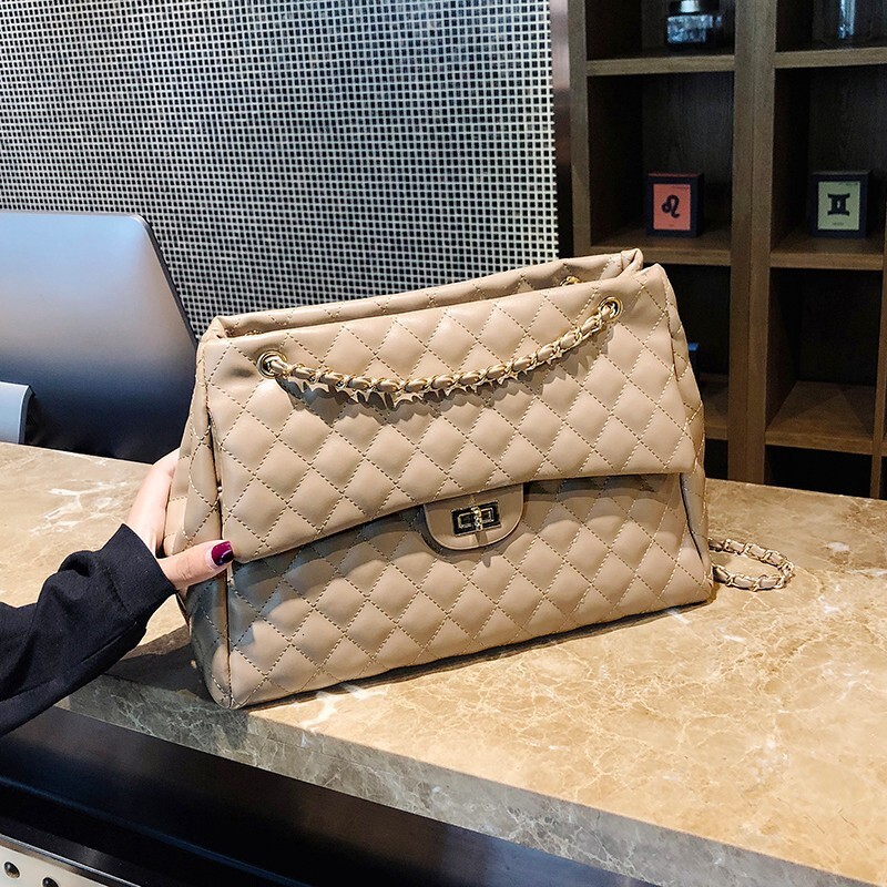 Top Brand High Quality New Style Quilted Small Style Chain Large Capacity Shoulder Bag Trendy Fashion Retro Crossbody Bag Wholesale New Free Delivery 
