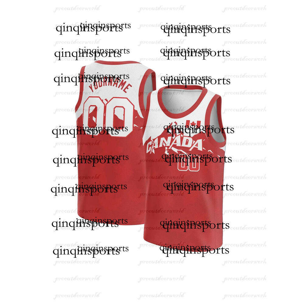 2 Alexander 27 Murray 9 Barrett 24 Brooks 5 Dort 41 Olynyk 7 Powell 25 Boucher 22 Wiggins Custom 2024-2025 Canada National Basketball Jerseys ed