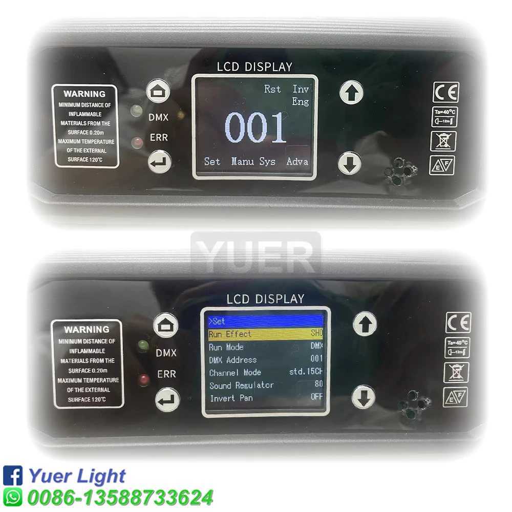 200W LED Moving Head Light With Ring Beam+Spot+18 Rotating Prisms+Rainbow 12 Gobo 8 Color Effect DJ DMX Stage Light Disco Bar XJ250527