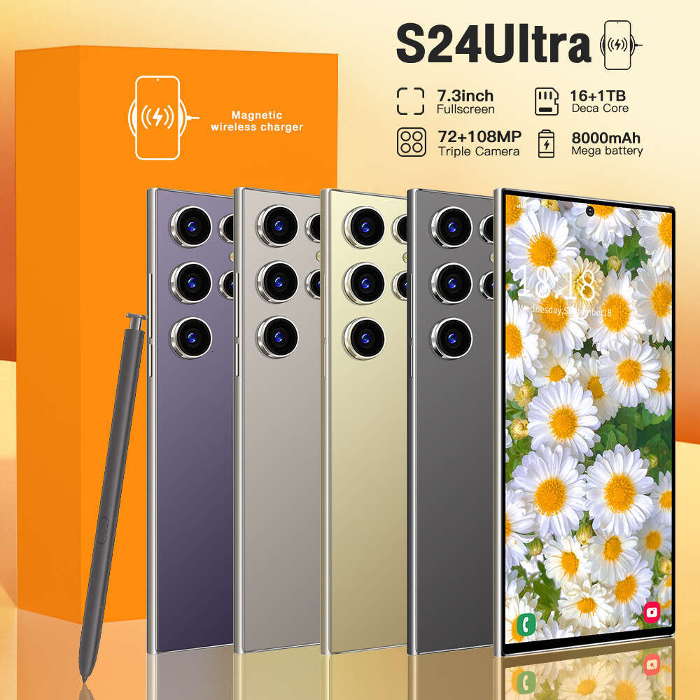 Smart phone S24 Ultra Android big screen 16+1T display and exclusive experienceid Smartphone Camera Phone HD Display Face Recognition