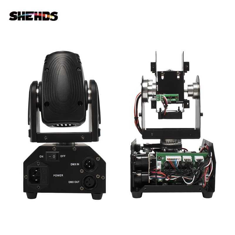 Hot Sell Mini LED 10W Spot Beam Moving Head Light Lyre DMX512 Stage Light Stroboscope For Home Entertainment Professional Stage XJ250527