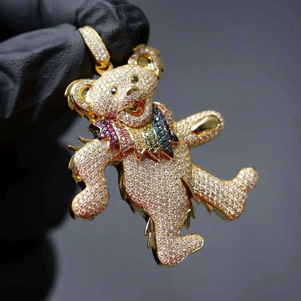 Factory Custom Iced Out VVS Moissanite Hip Hop Pendant Pass Dia Tester made in Sterling Sier Jewelry