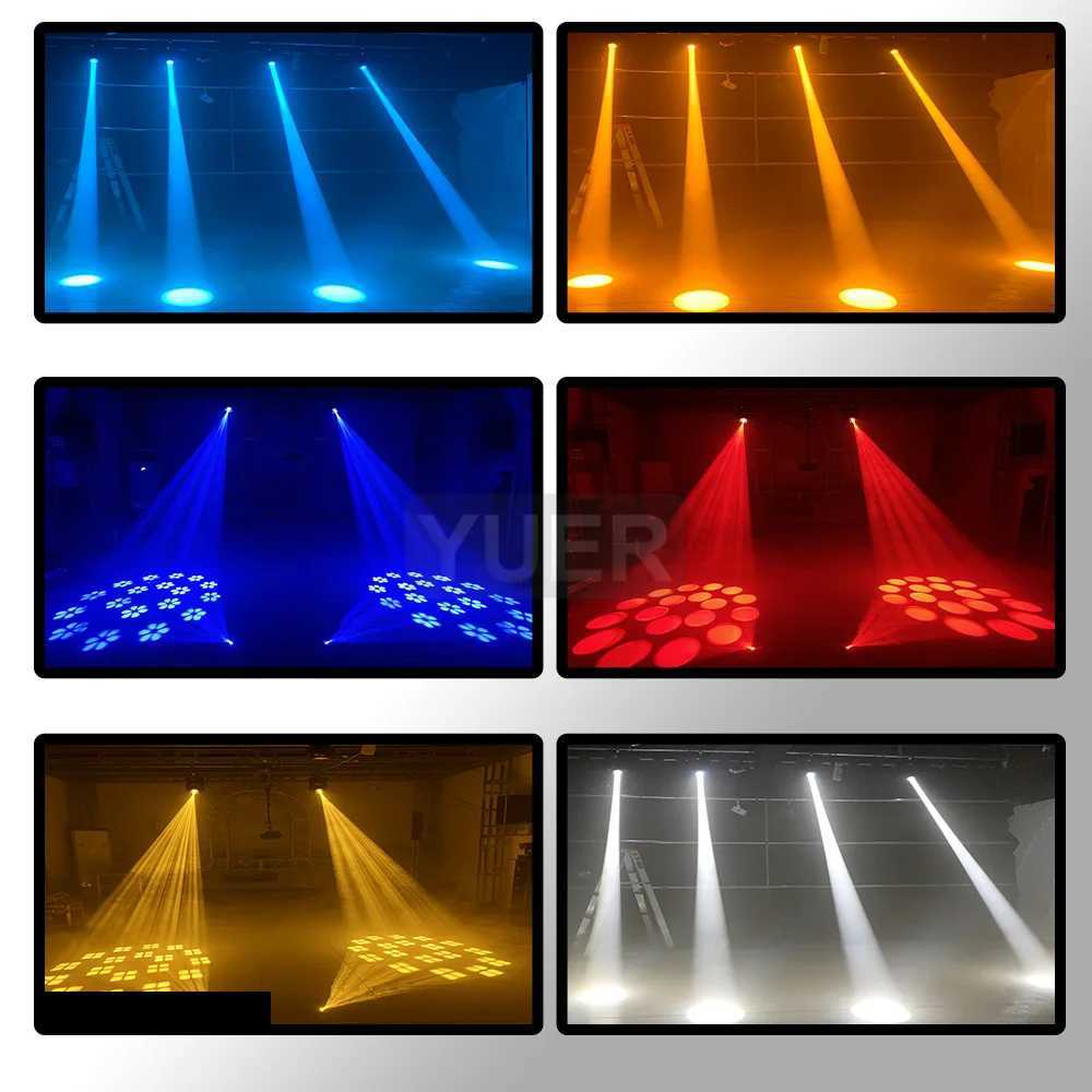 2Pcs/lot LED Moving Head 150W Beam Spot 18 Rotating Prisms Dmx Stage Effect Light Disco Dj Bar Wedding Club Music Party Indoor XJ250527