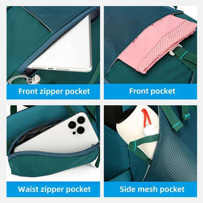 Camping Backpack Large Capacity Climbing Trekking Hiking Mountaineering Shoulder Bag Waterproof Women Men Outdoor Travel Pack