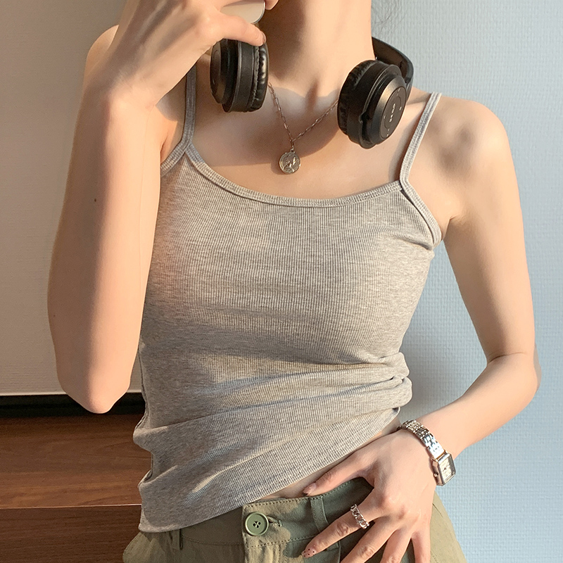 LV181 new style outer wear sleeveless bottoming shirt to cover side breasts and prevent exposure