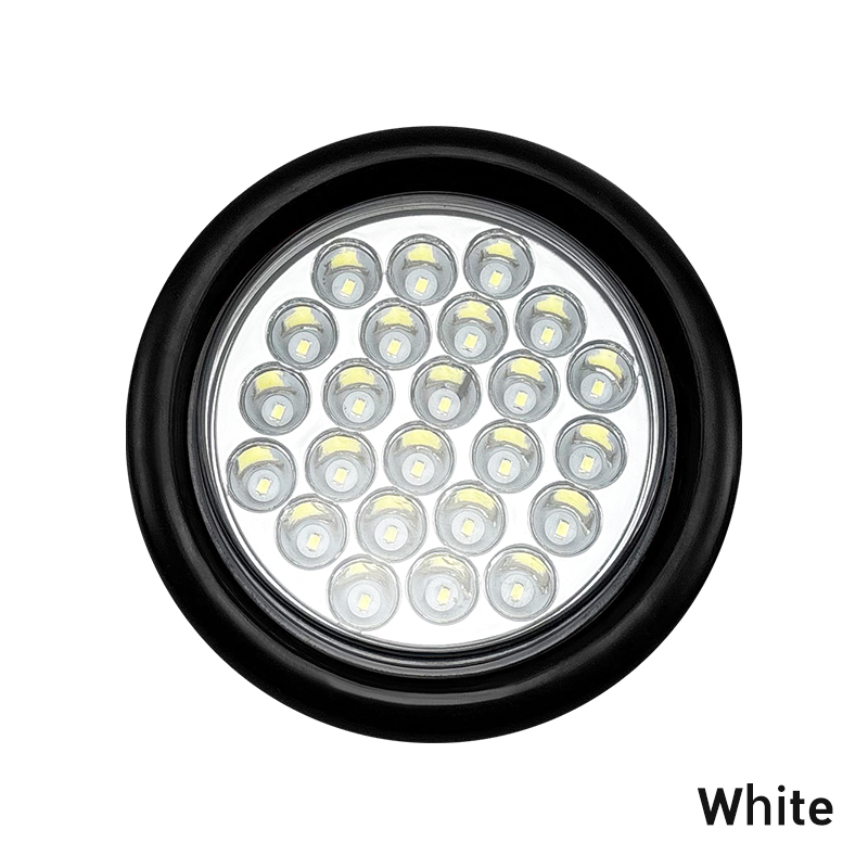 Modified light 4 inch tail light truck tail light 4 inch LED truck tail light voltage is 12-24V material meets CE standard waterproof grade IP65