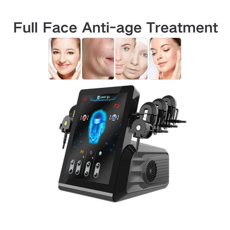 Non-Invasive Facial Lift Device Using Radio Frequency (RF) & Electromagnetic Stimulation