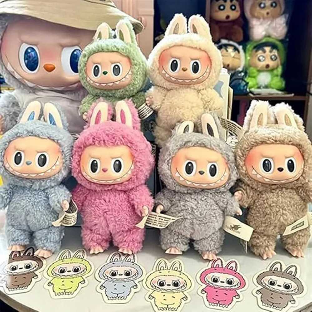 Labubu Blind Box Big Energy Plush Figure Doll Keychain Backpack Hanging Key Pendants Decoration Gift Stress-Relieving Accessory W250526