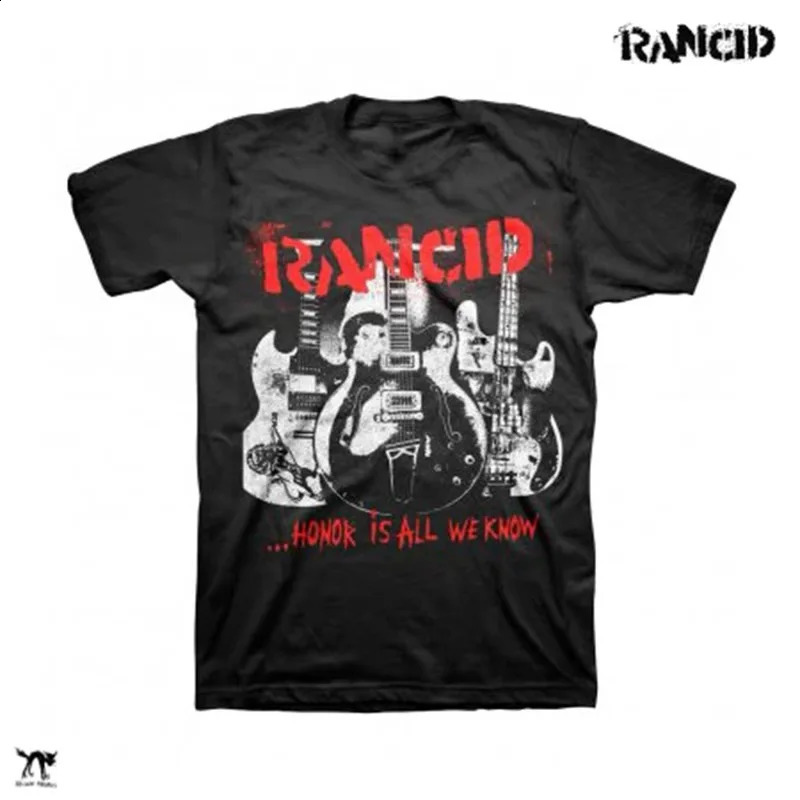 2025 rancid band british punk band rock music cotton loose direct injection short sleeve mens tshirt top summer 250526