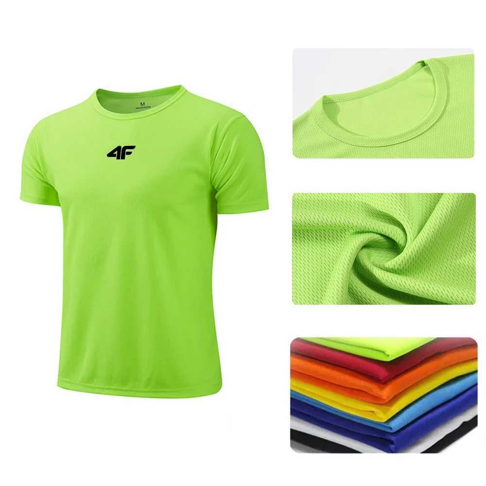 Hot Sales Jogging Shorts Sleeve T-shirt Casual Sports Summer Cool Daily Quick Drying Versatile Outdoors Mens Tops Tees Clothing Z250527