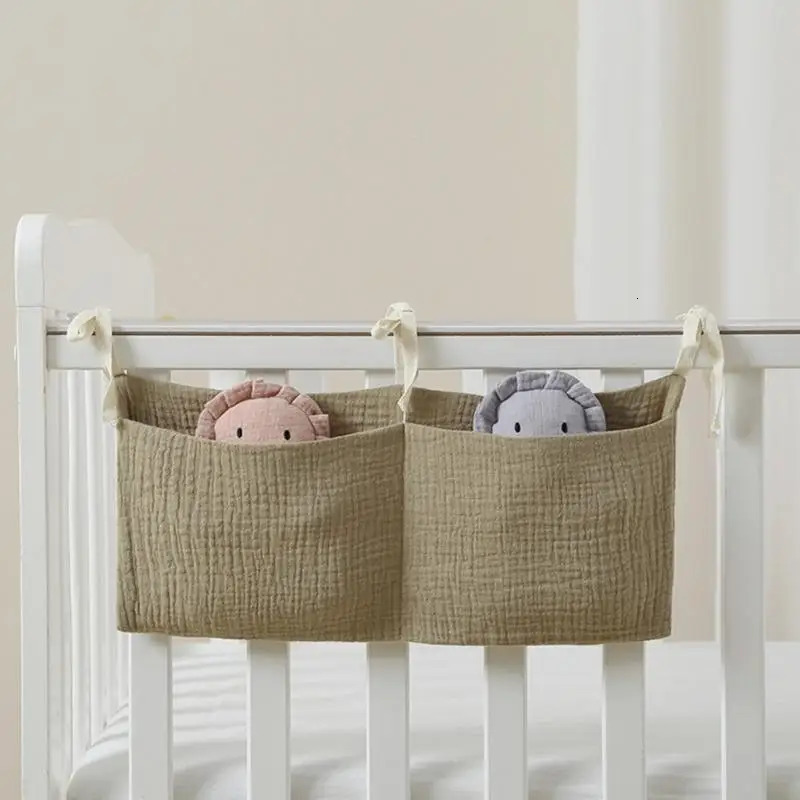Portable Bag for Bedside Crib NappyStorage Baby Cot Bedding Hanging born Hospital Bed Accessories J60B 250517z