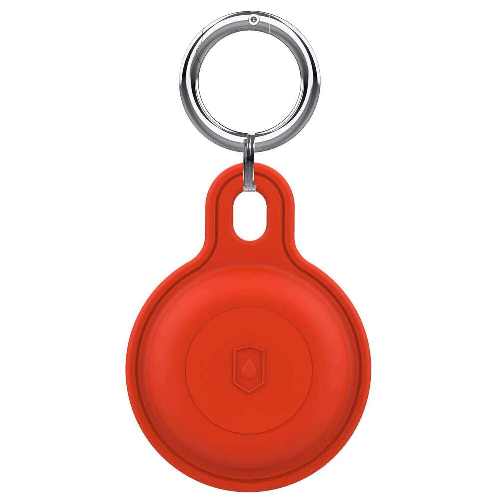 Silicone Box AirTag Bracket for Seat Belt Keychain
