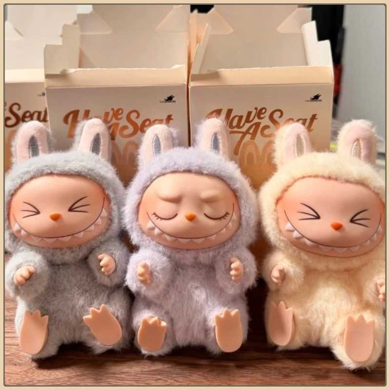 Labubu Macaron 2nd The Monsters Have A Seat Series Blind Box Vinyl Plush Toy Keychain Pendant Mystery Box Cute Childrens Gifts M250527
