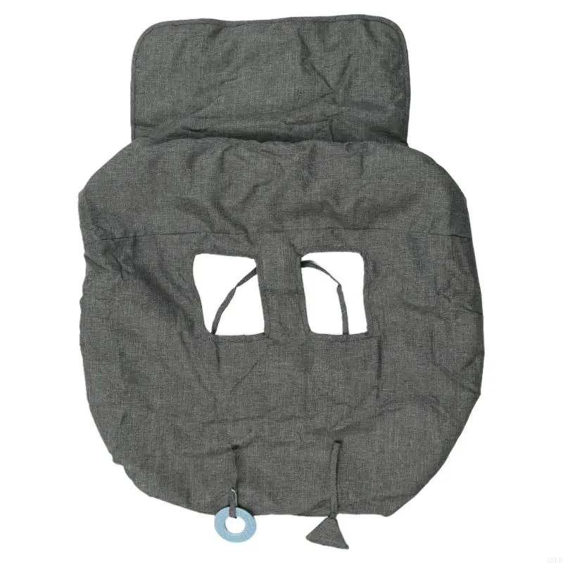 4XFE Upgrades Toddler Grocery Cart Cushions Baby Shopping Cover Secure Soft Car Liners Enhances Comfort Protections 250527