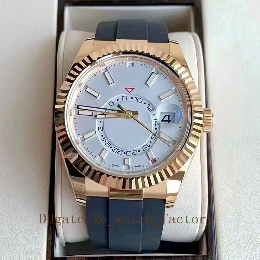 New Men's Fully Automatic Movement Watches Calendar Classic Rubber Strap Mechanical Wristwatches Luxury Trend Casual Man Watch