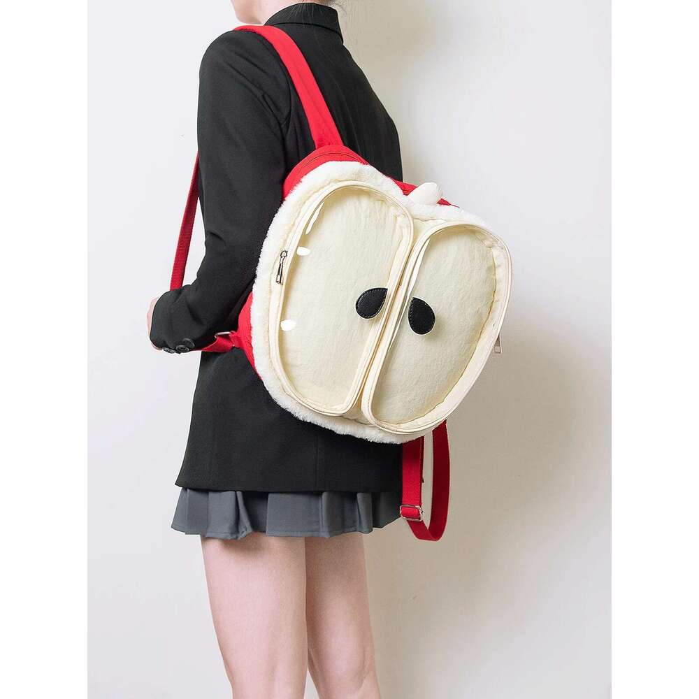 HIATUS Original Down Plush Lightweight Apple Pain Ultra Light Tote School Bag Large Capacity Padded Pillow