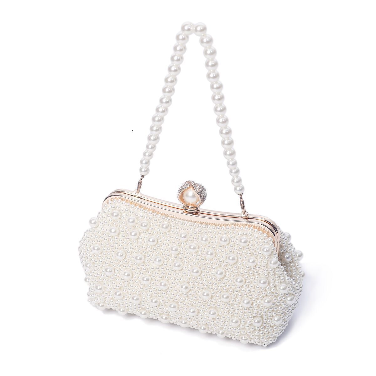 Top quality Brand High Quality New Pearl Evening Bag and Women's Trendy Dress Evening Bag Fashion Clutch Bag Cheongsam Party Favor Bag New Free D