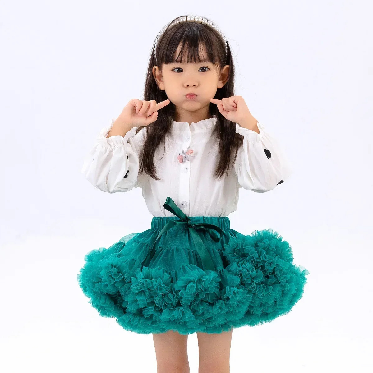 Tutu Skirt Baby Girl Skirts Princess Mini Pettiskirt Party Dance Rainbow Tulle Girls Clothes Children Clothing 250527