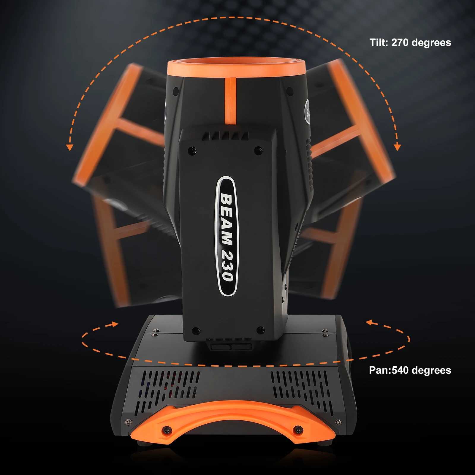 UKing 230W Moving Head Stage Light 16CH DMX512 Beam 7R DJ Projector Disco Party Show Professional Stage Equipment Effect LightXJ250527